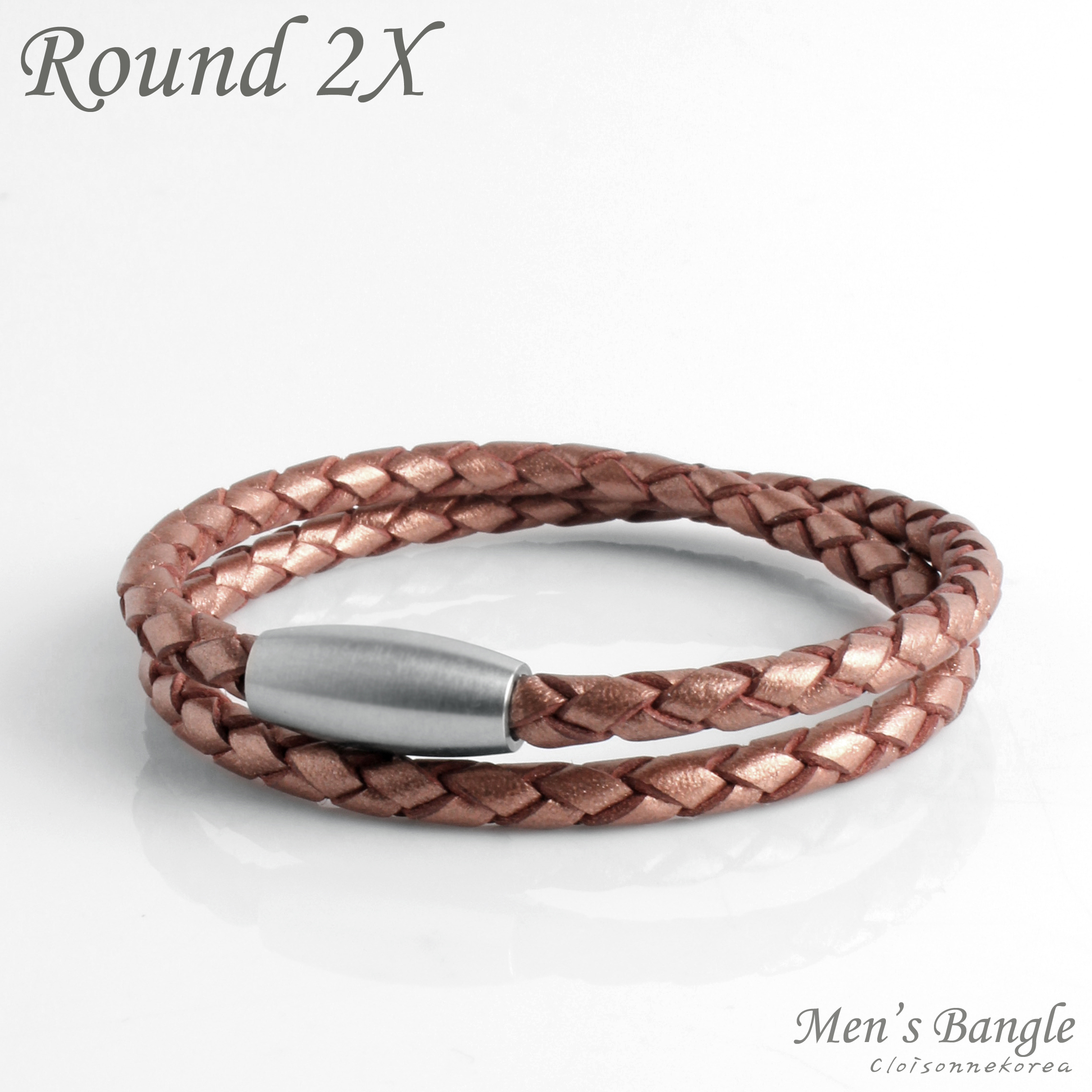 mens braided leather bracelet