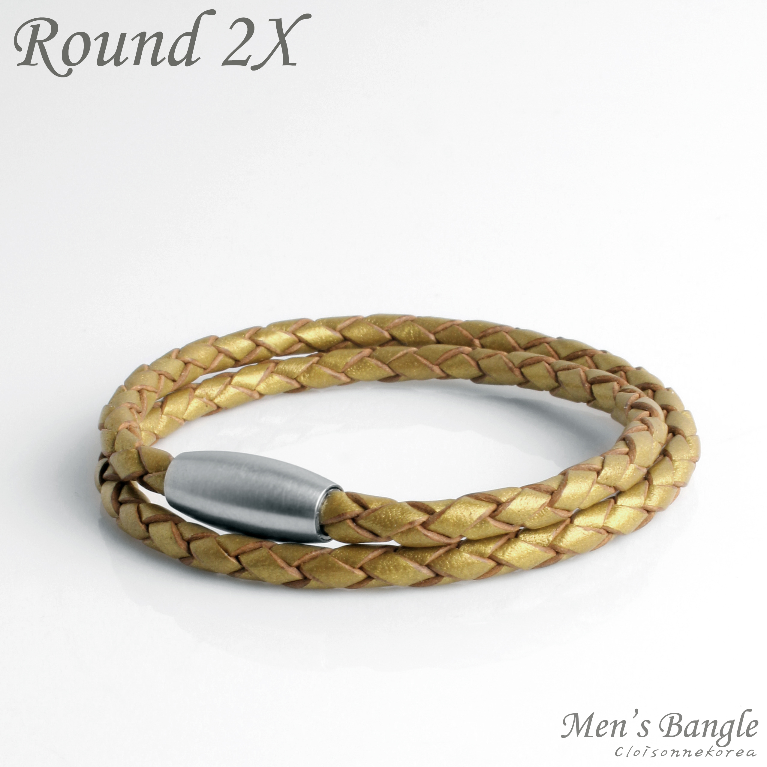 mens braided leather bracelet