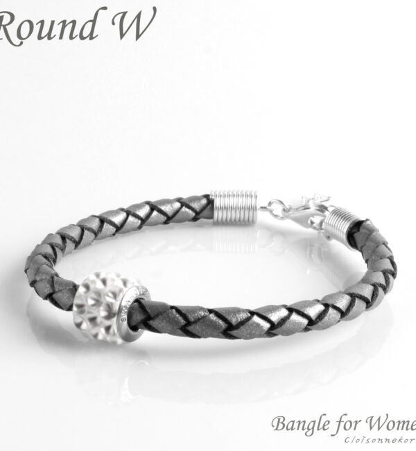 swarovski leather bracelet