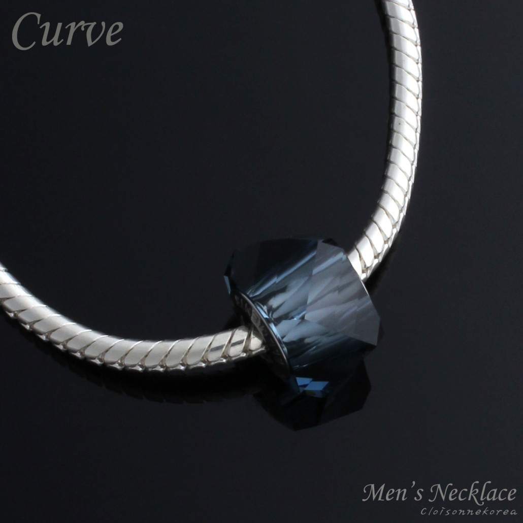 swarovski silver necklace for men