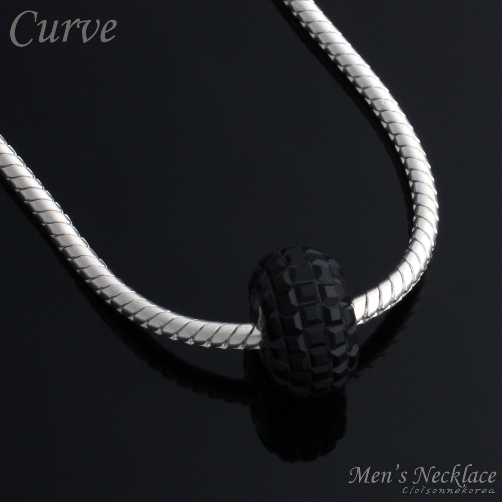 swarovski silver necklace for men